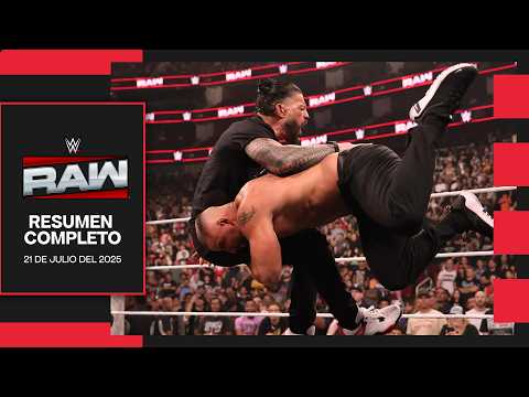 WWE RAW 21 Julio 2025 - Resumen Completo en Español