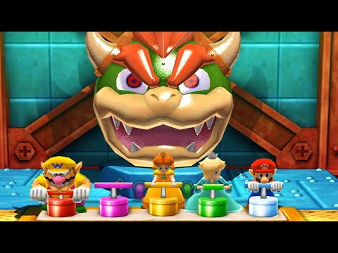 Mario Party The Top 100 - Bowser's Big Blast & Other Minigames (Very Hard Difficulty)| Cartoons Mee