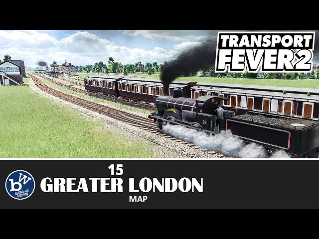 Day trip to Southend - The Greater London map - Spring Update  - Transport Fever 2 play through #15