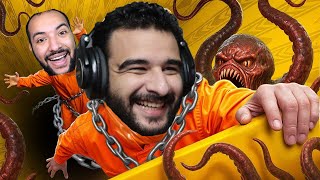 دخلت عالم الباكرومز ولكن مربوط مع اغبي اتنين في الحياة! | Chained in the backrooms