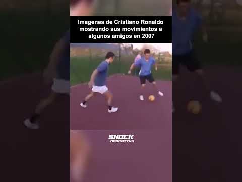 Cristiano Ronaldo presumiendo sus movimientos