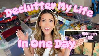 I did the 30 DAY MINIMALISM CHALLENGE in ONE DAY: Here's what happened
