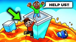 Roblox But.. FLOOR IS LAVA