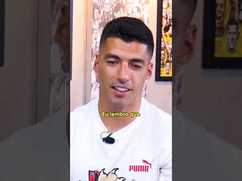 Suárez fala sobre o trio MSN, com Messi e Neymar, no Barcelona #shorts