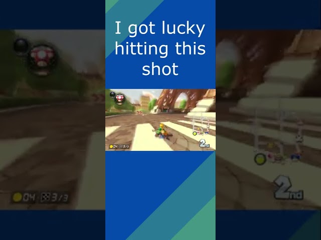 I Got INSANELY Lucky Pulling Off This Bomb Snipe In Mario Kart