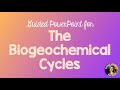 Exploring Biogeochemical Cycles