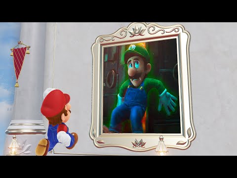 What Happens if Mario use the Secret Luigi Painting in Super Mario Odyssey?