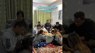 Momo Party with Friends | Homemade Suji Aata Momos | Fun Cooking Together #shorts