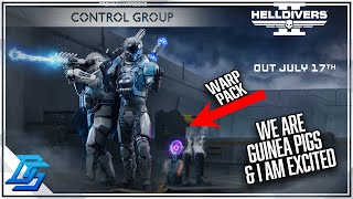 Helldivers 2 | New Control Group Warbond Announced, Warp Backpacks, Volley Rifles & Laser Turrets!