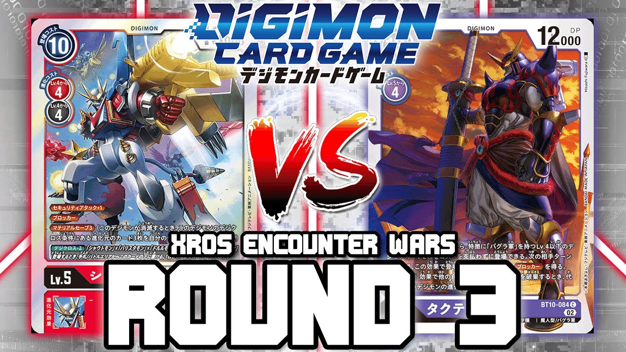 Xros Heart VS Bagra Army!! | Digimon Card Game: BT-10 Xros Encounter Wars (ROUND 3)