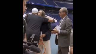 Iga Swiatek & Jannik Sinner 😀 #igaswiatek #janniksinner #mmopen