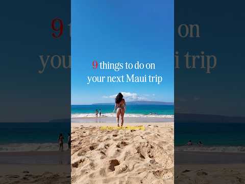 9 things to do on your next Maui trip! #maui #hawaii #travel #beach #travelvlog #mauiitinerary