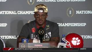 Deshaun Watson Interview   Clemson Wins National Championship 2017