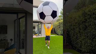Compré una pelota GIGANTE😱⚽️🔥