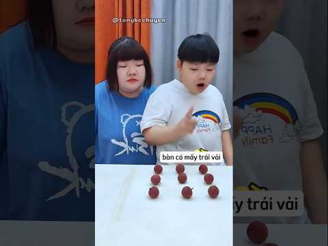 trên bàn thực sự có mấy trái vải #shorts