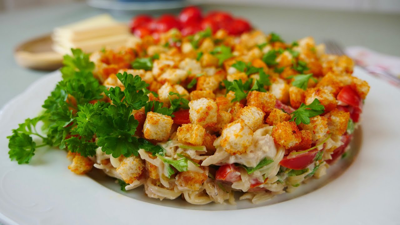 Очень вкусный рыбный салат - рецепт