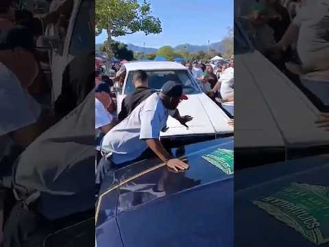 WHOA! THAT WAS CLOSE! #CarHop #LowriderFails #Lowriding #Lowrider
