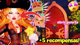 TODAS las UBICACIONES de COFRES con 5 RECOMPENSAS de CAPITANA SCARLET en Dress to Impress Roblox