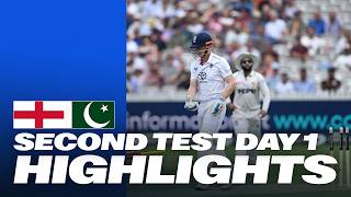 England forced to scrap hard as Pakistan fight back I England v Pakistan 2nd Test Day 1 Highlights