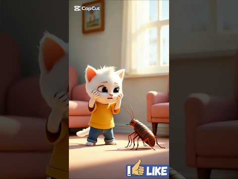 لما ابنك يطلعله صرصار##اك#القط#قط#ذكاء_اصطناعي #ai