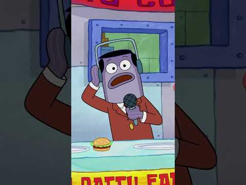 SpongeBob | Patrick Star TAK TERKALAHKAN dalam kontes makan! 🍔 #Shorts