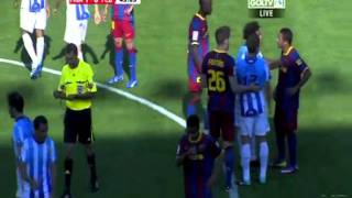 Bojan penalty goal | Malaga 1-1 FC Barcelona | 21/5/2011