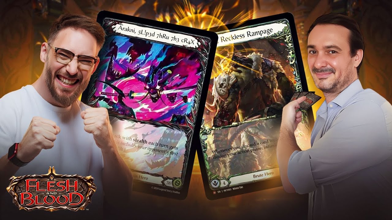 Flesh and Blood : Arakni vs Rhinar avec Pedro