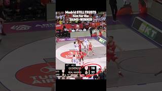 Real Madrid ALWAYS TRUSTS Their LEGEND Llull for the LAST SHOT