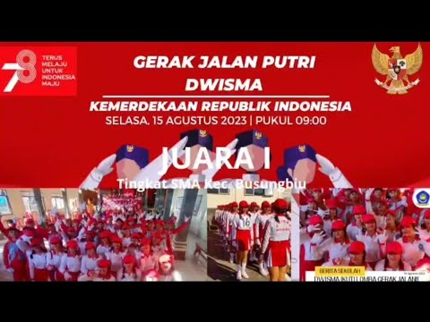 Juara Gerak Jalan Putri