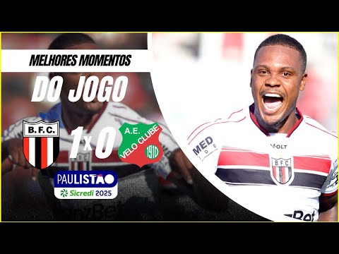 BOTAFOGO-SP 1X0 VELO CLUBE - MELHORES MOMENTOS | PAULISTÃO 2025 - 8º RODADA