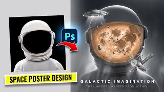 Create a Space Poster Design - Photoshop