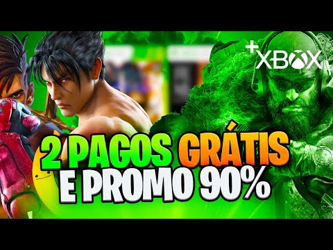 TÁ LIBERADO! 2 JOGOS PAGOS de GRAÇA PRA SEMPRE e PROMOÇÃO MONSTRA no XBOX!