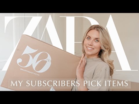ZARA HAUL | My Subscribers Pick My Order 😱 Bargain Sale Finds