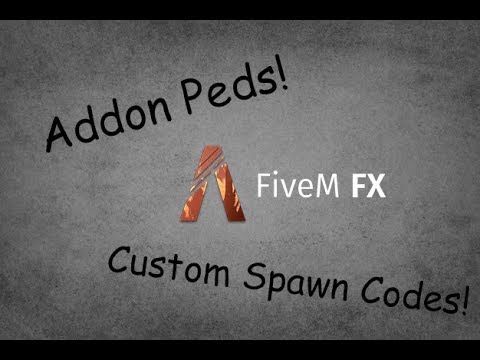 fivem spawn ped addon