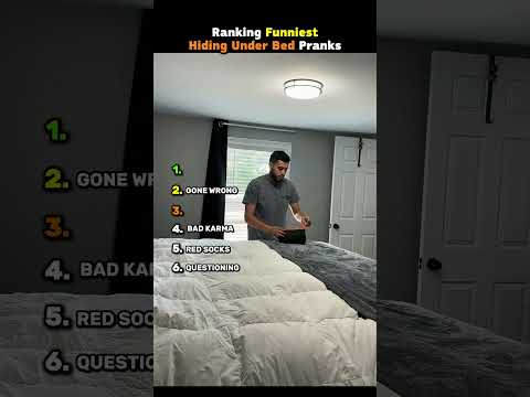 Ranking Funniest Hiding Under Bed Pranks