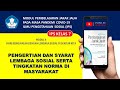 Kuis tentang Lembaga Sosial dan Norma di Masyarakat