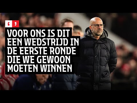 Peter Bosz blikt vooruit op de eerste bekerwedstrijd van het seizoen 🏆