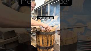 Bending casks and my replica French bender #cooper #barrel