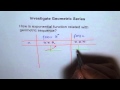 Exponential Functions and Geometric Series