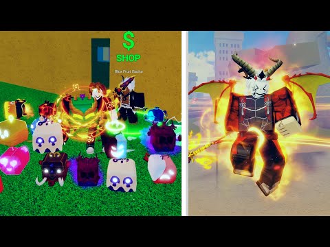 Getting All Dragon Power Full Draco v4 in Blox fruits