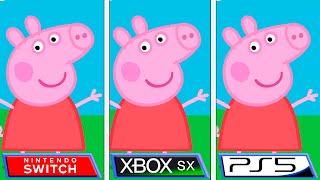 Check out this amazing graphics comparison video for My Friend Peppa Pig