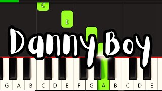 Danny Boy Very Easy Piano Tutorial for Beginners