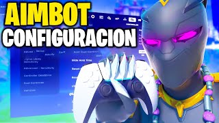 LA MEJOR CONFIGURACION y SENSIBILIDAD NUEVA para tener AIMBOT en FORTNITE TEMPORADA 4 CAPITULO 5