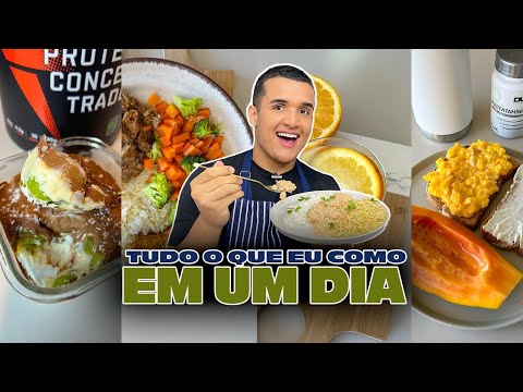 TUDO QUE EU COMO EM 24HRS!