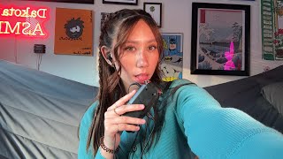 ASMR | Intense Tascam Mouth Sounds and Mic Touching (on my hammock!!)