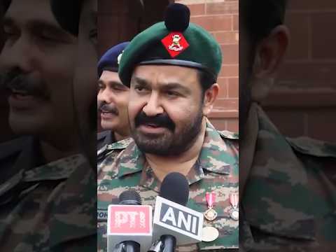 COAS facilitates Lt Col Actor Mohanlal