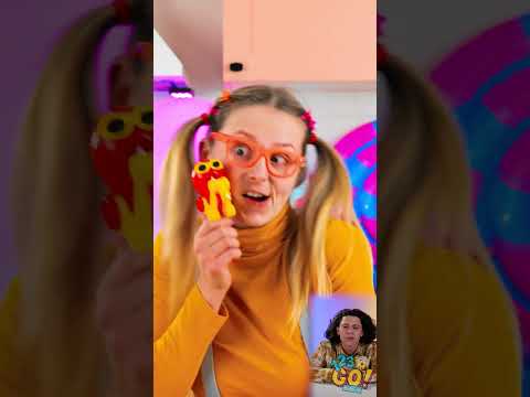 GET THIS COOL LOLLIPOP GADGET AND YOUR CANDY WILL NEVER FALL ๐ญ by 123 GO! Reacts #shorts