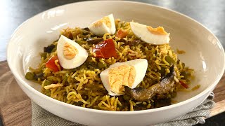 One pot vegetable rice /pulao/kedgeree