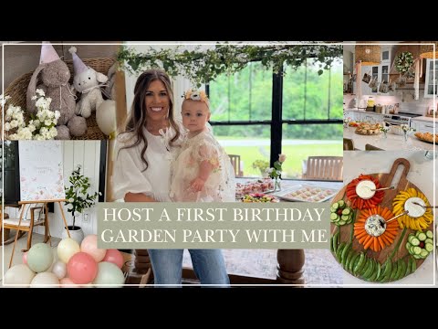 HOST WITH ME | Garden Themed First Birthday Party | Planning, Tips, and Decor