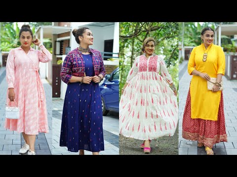 Snapdeal Kurta and dress Haul Styled and Shot in a cinematic way|karimashiloverew